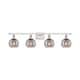 Option White Polished Chrome / Light Smoke Deco Swirl