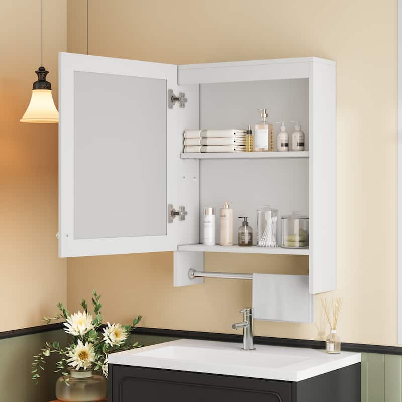 3-in-1 Bathroom Mirror Cabinet