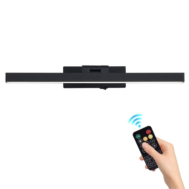 Modern Wireless LED Vanity Light 3CCT Dimmable, Remote Control, Rechargeable, Easy Magnetic Installation