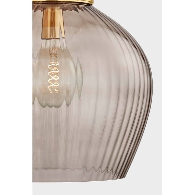 Hudson Valley Lighting 6916 Chatton 17" Wide Pendant with Fluted Glass