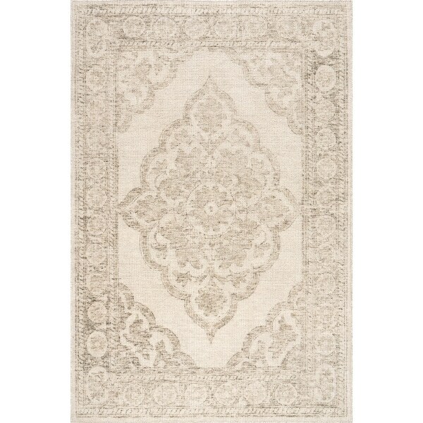Padma Lakshmi Istanbul Hand-Tufted Ornate Border Wool-Blend Rug