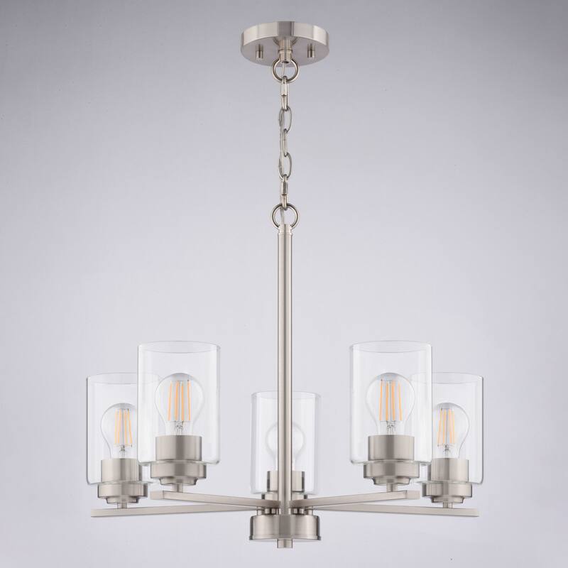 Vaxcel Lighting H0314 Park Ridge 5 Light 21" Wide Chandelier