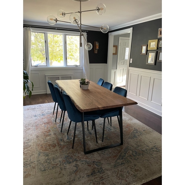 Handmade Solid Wood Live Edge Dining Table India