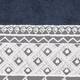 Authentic Hotel and Spa 100% Turkish Cotton Aiden White Lace Embellished Hand Towel