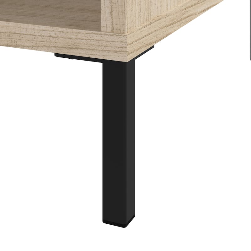 Bush Furniture Essence Living Room End Table with Drawer (Set of 2)