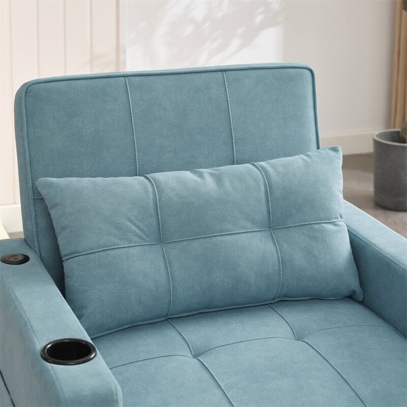 Chair Bed Convertible Chair 3-in-1 Pull Out Sleeper Chair Beds