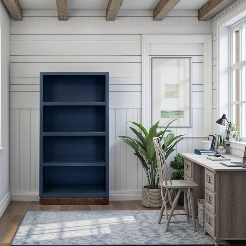 Modular 60 inch High Bookshelf, No Assembly Required
