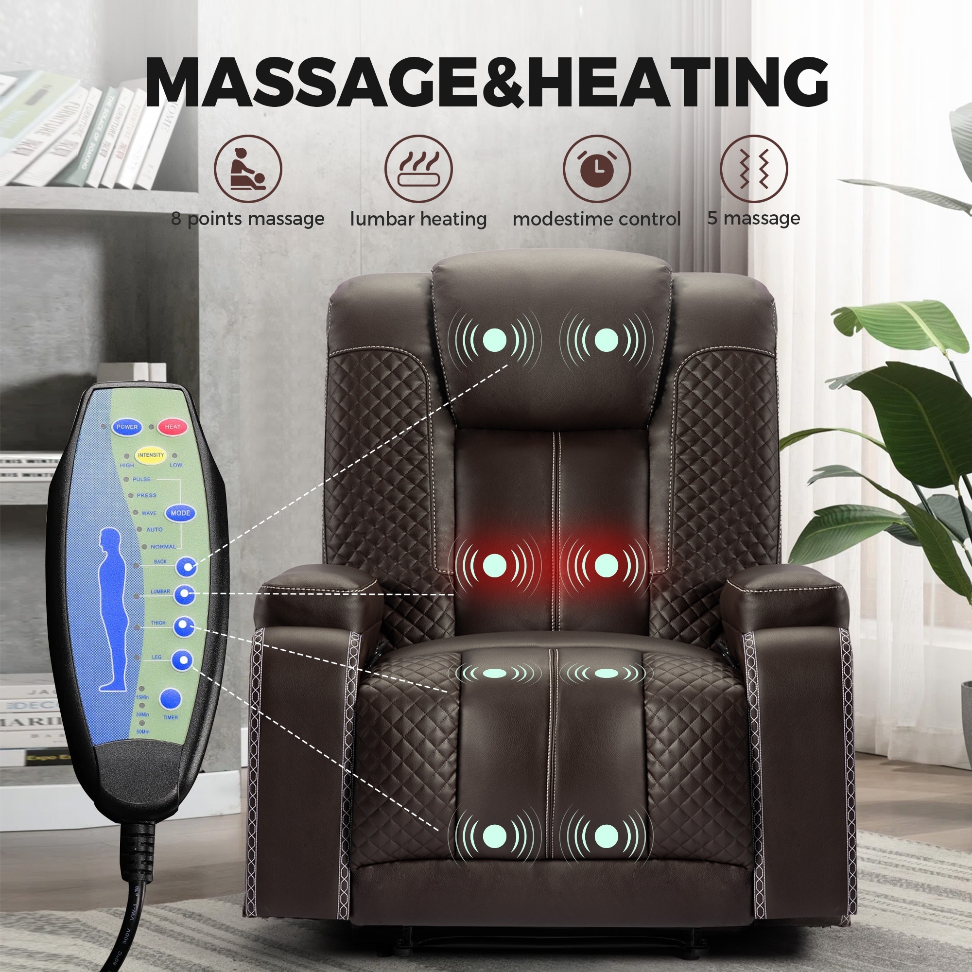 Heated deals theater seats