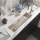 preview thumbnail 8 of 12, Rio Chico Hand Hammered Copper Trough Universal Mount Bar/ Prep Sink Polished Nickel