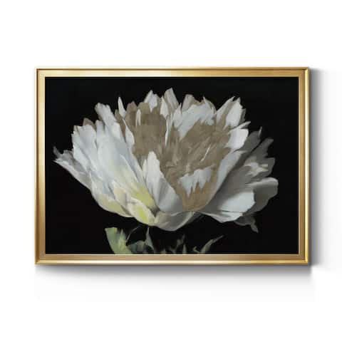 WHITE PEONY Premium Framed Canvas - Ready to Hang