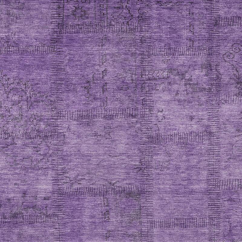 HomeRoots Patchwork Transitional Rectangle Outdoor Rug