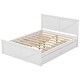 preview thumbnail 26 of 24, Queen Platform Bed with 4 Drawers, Headboard & Support Legs, Grey