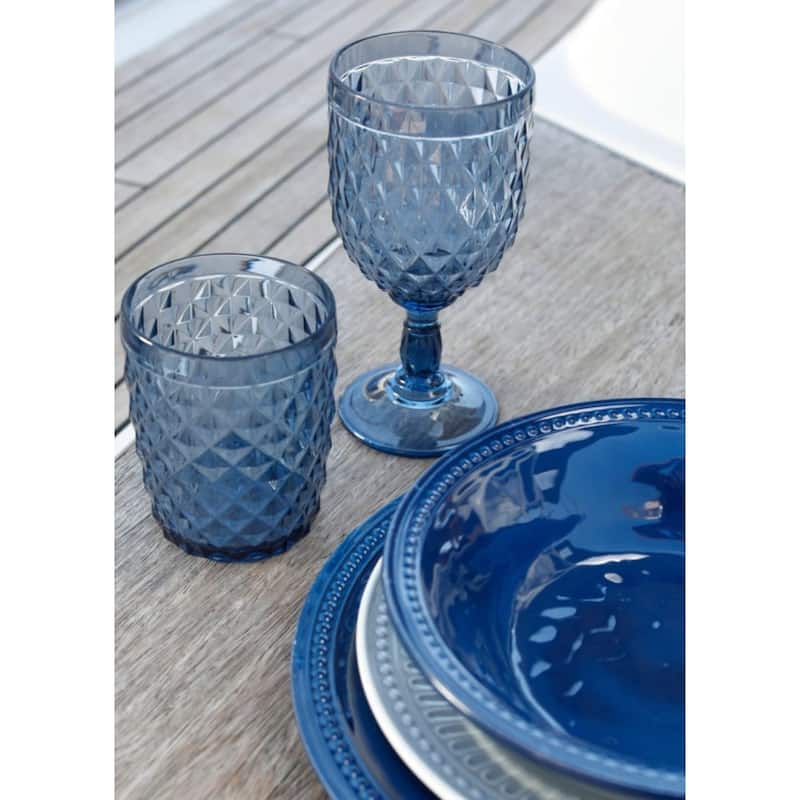 Blue Melamine Harmony Collection - Set of 6