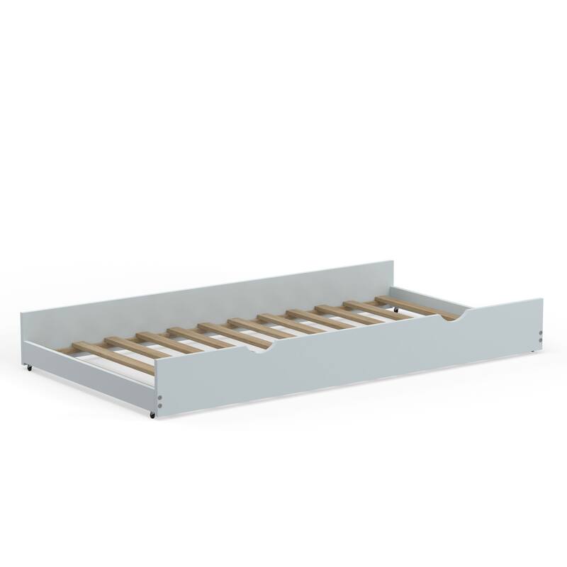 Arca Wood Twin Over Twin Bunk Bed and Trundle