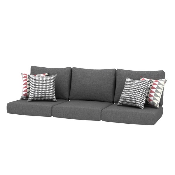 Sofa Outdoor 24x24 Replacement Cushions with Pillows. Opens flyout.