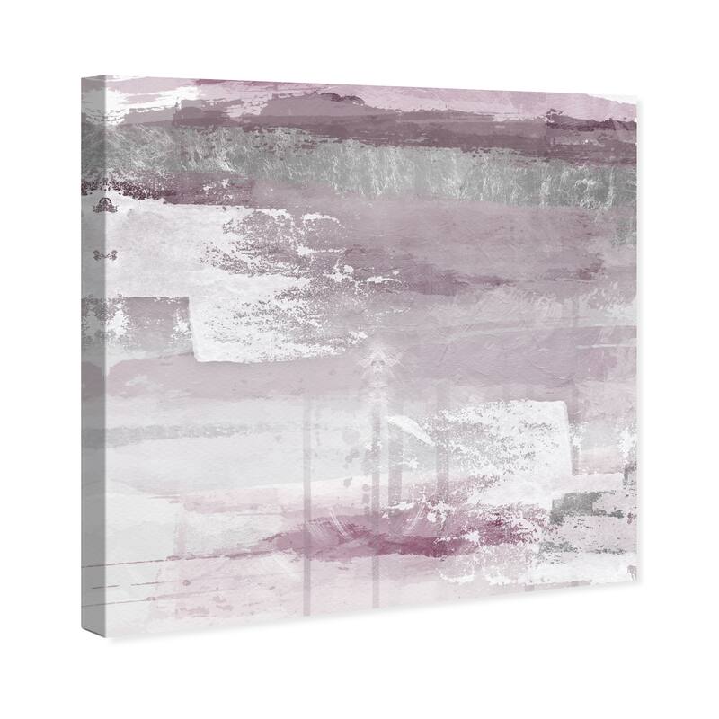 Wynwood Studio Prints Abstract Soft Elements Purple and Light Magenta Modern & Contemporary Wall Art Canvas Print