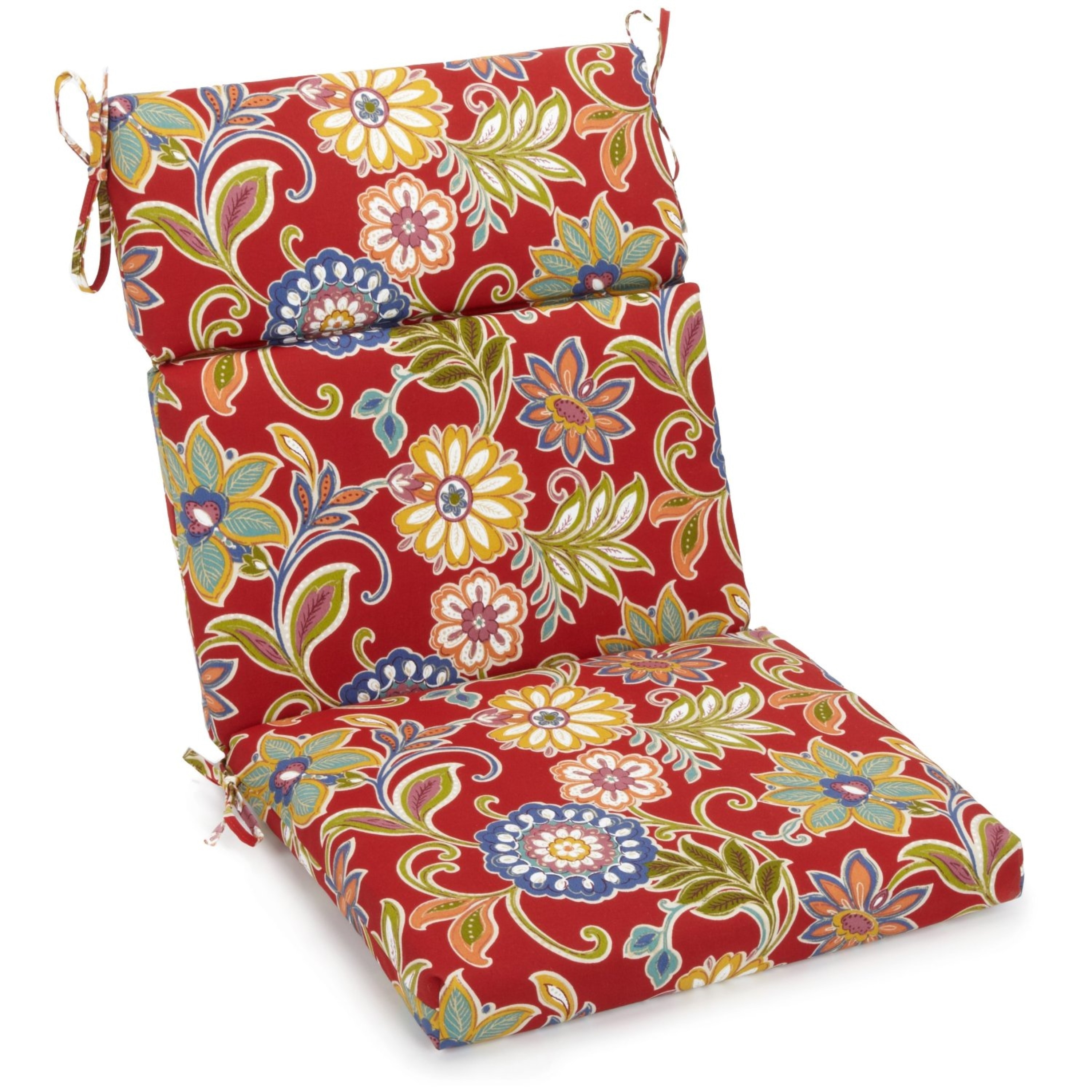 20-inch by 42-inch Three-section Outdoor Seat/Back Chair Cushion - On Sale  - Bed Bath & Beyond - 8366222