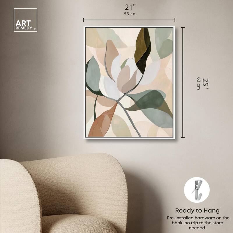 Leaf Prints II Canvas by Art Remedy