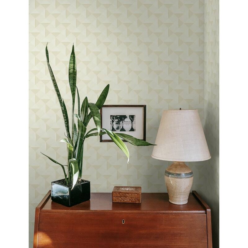Seabrook Designs Shaye Metallic Diamonds Unpasted Wallpaper