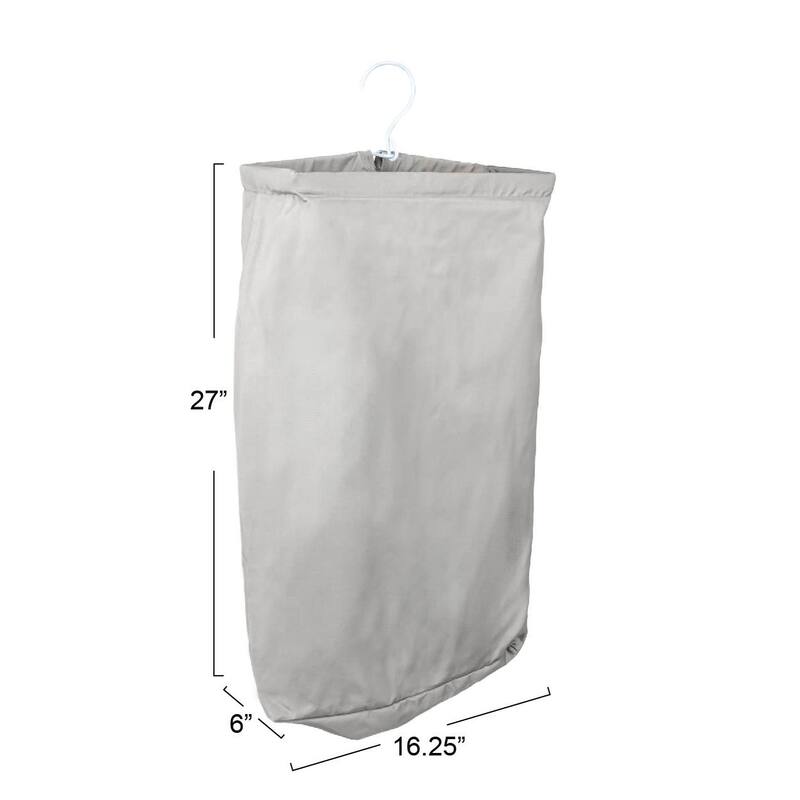 Household Essentials Door Hanging Laundry Bag with Loop Handle