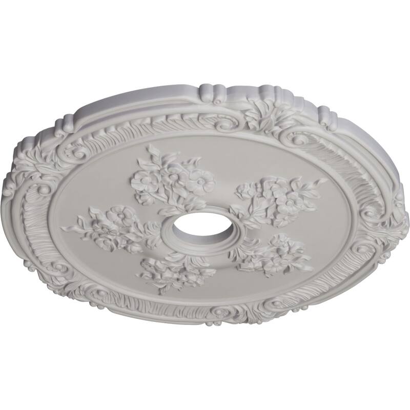 26"OD x 3 3/4"ID x 1 1/2"P Attica with Rose Ceiling Medallion