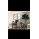 Carbon Loft Jannah Rustic Brown Embossed Writing Desk