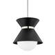 Option Soft Black/Polished Nickel