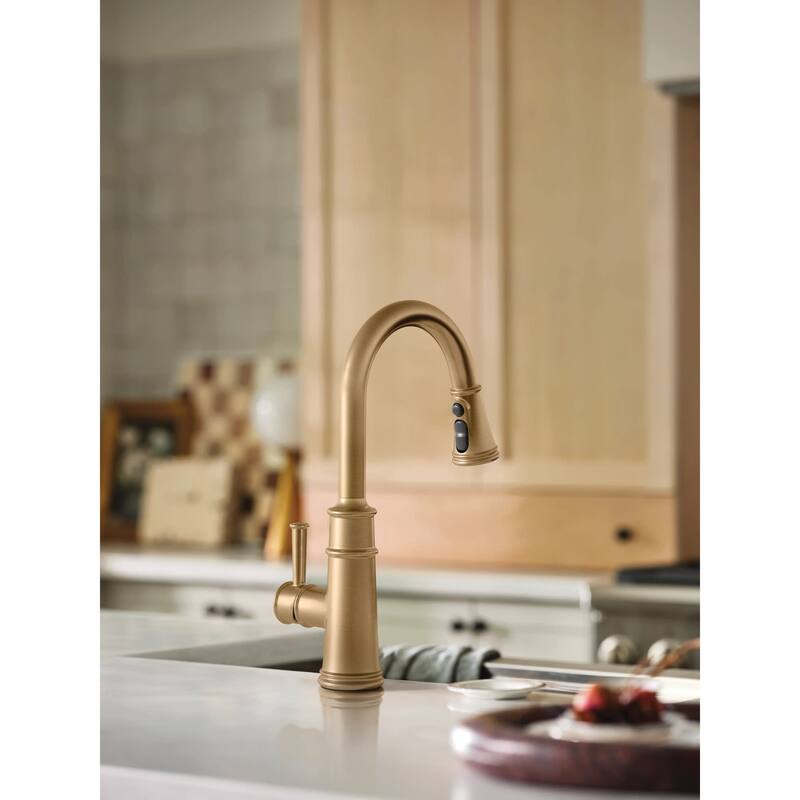 Moen Belfield 1.5 GPM One-Handle High Arc Pulldown Kitchen Faucet with
