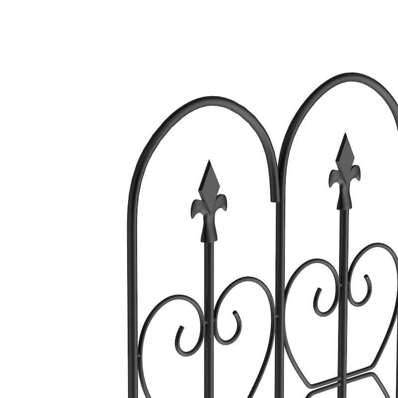 24"W x 32"H Decorative Metal Fence Panel(10 Pieces)