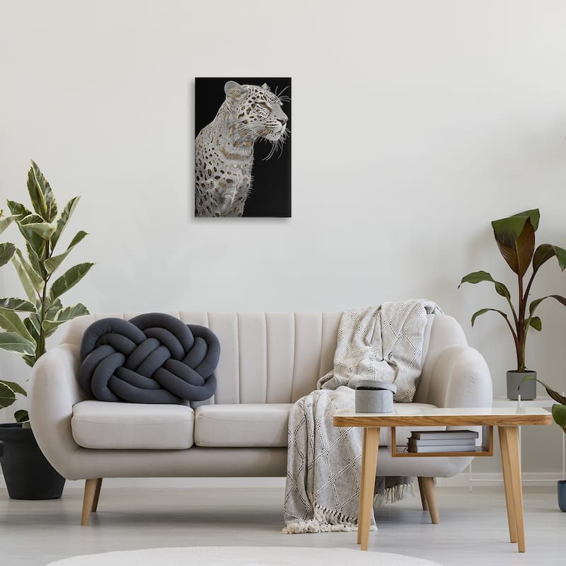 Stupell Elegant Glam Leopard Spots Canvas Wall Art Design By Sasha