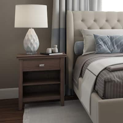 WYNDENHALL Stratford SOLID WOOD 24 inch Wide Bedside Nightstand Table