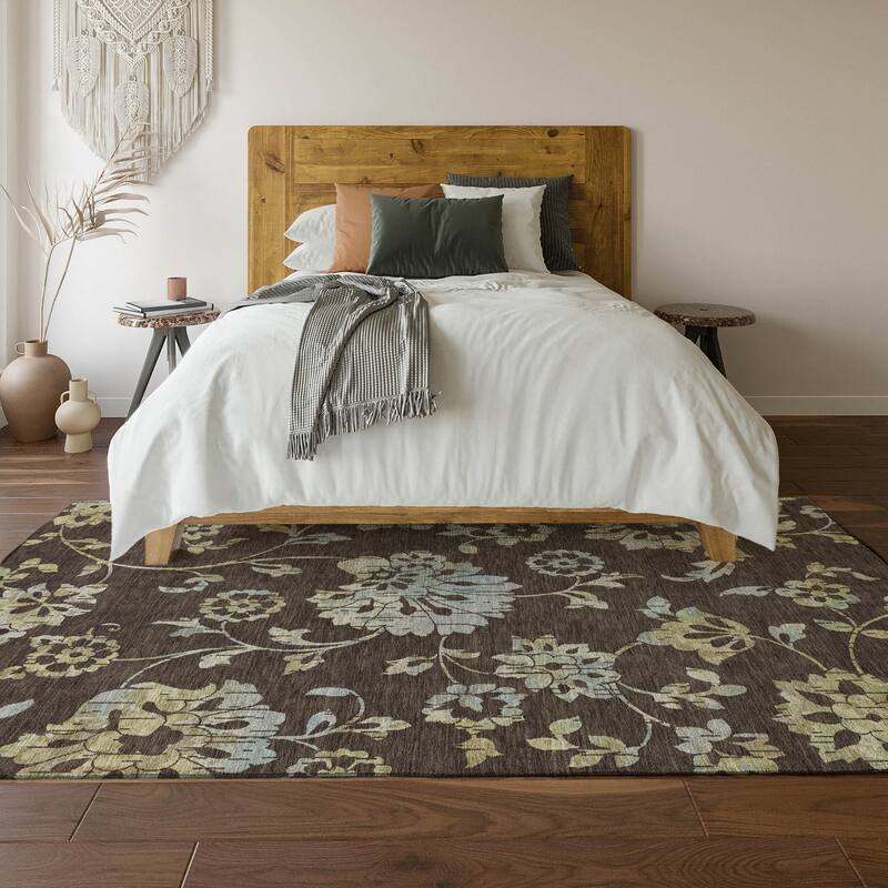 Premium Washable Super Soft Floral Whimsy Mayfield Rug