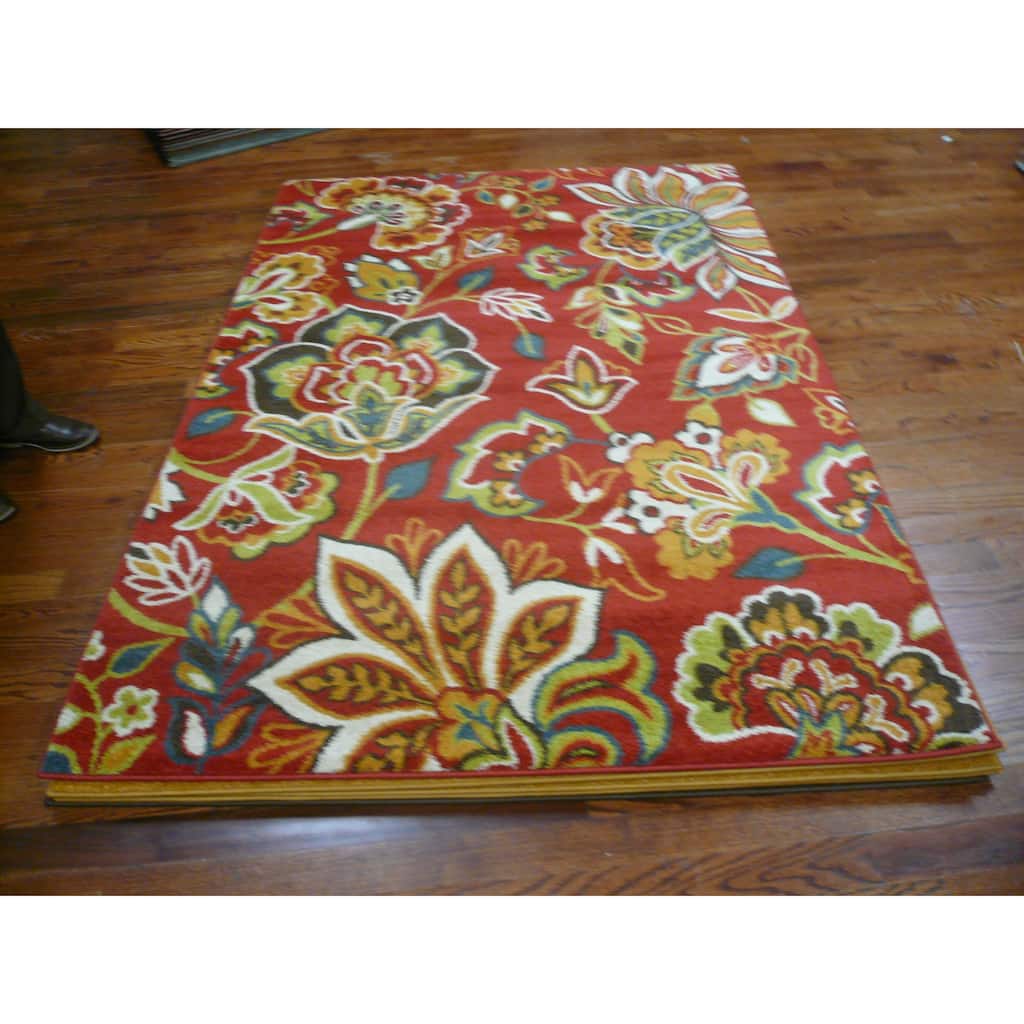 SAFAVIEH Newbury Hazle Modern Floral Rug
