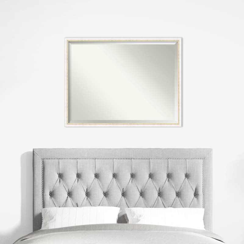 Morgan Beveled Wood Framed Wall Mirror
