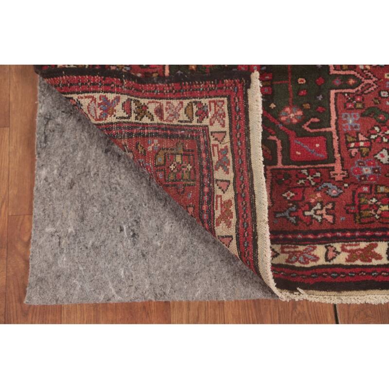 Tribal Geometric Gharajeh Persian Runner Rug Handmade Wool Carpet - 2'4"x 9'7"