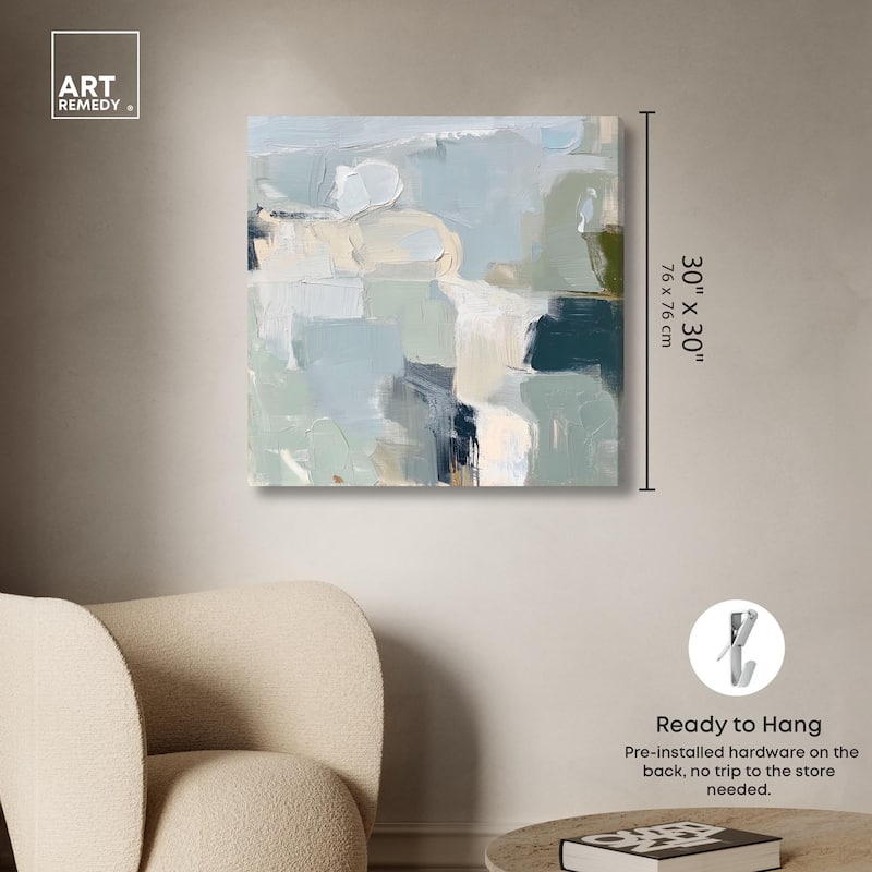 Seafoam and Sand II Canvas by Art Remedy, Gallery Wrapped