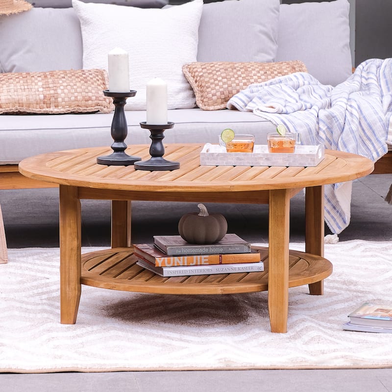 Cambridge Casual Robin 4-piece Teak Wood Patio Conversation Set
