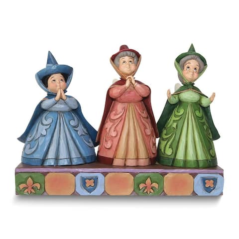 Curata Royal Guests Three Fairy Godmothers Figurine