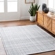 preview thumbnail 3 of 2, Becki Owens x Livabliss Sammy Handwoven Plaid Area Rug Slate - 5' x 7' 6"