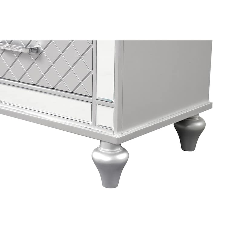 Livorno Gunmetal 5-Drawer 36 in. W Chest of Drawers