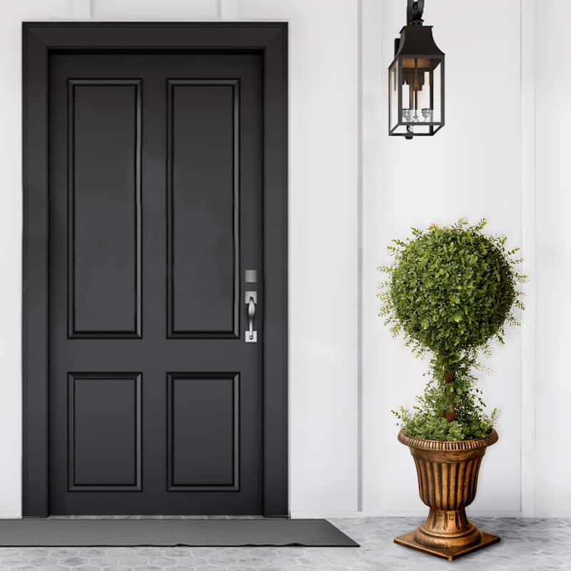 National Tree Company 3 ft Artificial Mini Tea Leaf Topiary - 36 IN