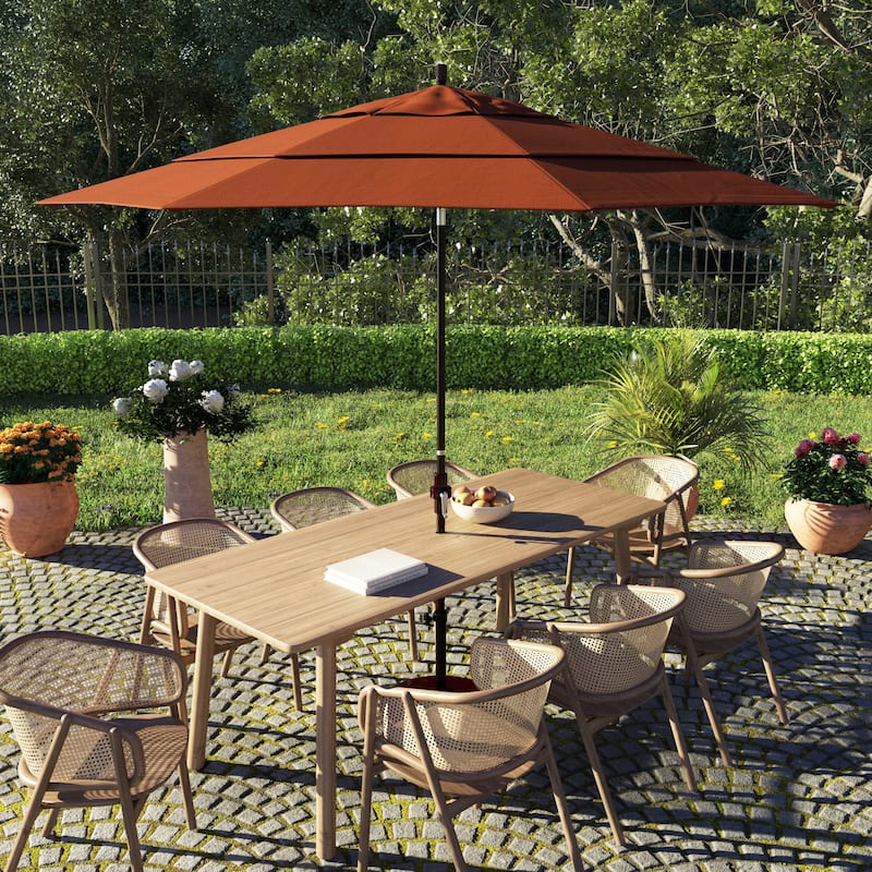 California Umbrella 11-Foot Market Umbrella in Bronze