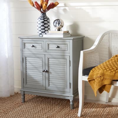 SAFAVIEH Tate 2-Drawer 2 Door Sideboard - 29.5"Wx13.4"Lx26"H