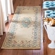 preview thumbnail 2 of 76, SAFAVIEH Handmade Bergama Achsah Oriental Hand-spun Wool Rug 2'3" x 10' Runner - Ivory/Light Blue