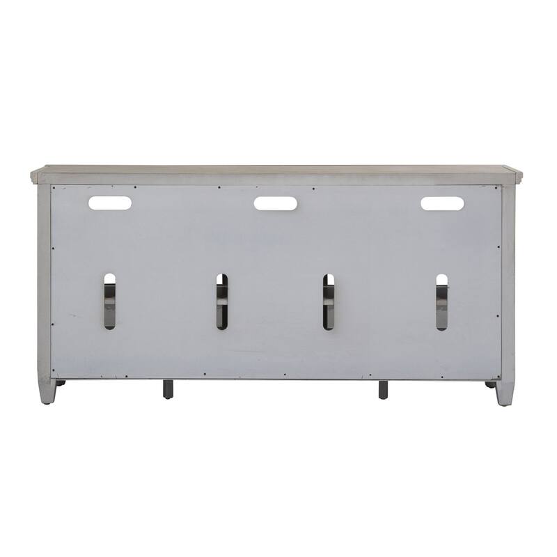 Heartland Antique White Tobacco Entertainment Center