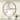 Classic Wooden Frame Farmhouse Round Wall Mirror