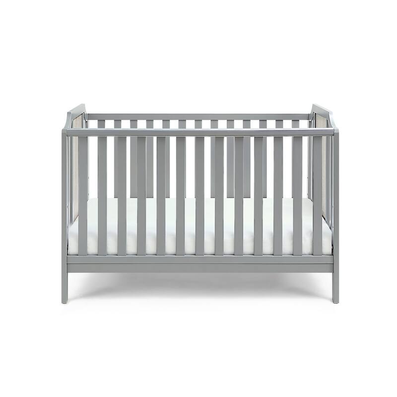 Brees Island 3-in-1 Convertible Crib Gray/Graystone - Grey