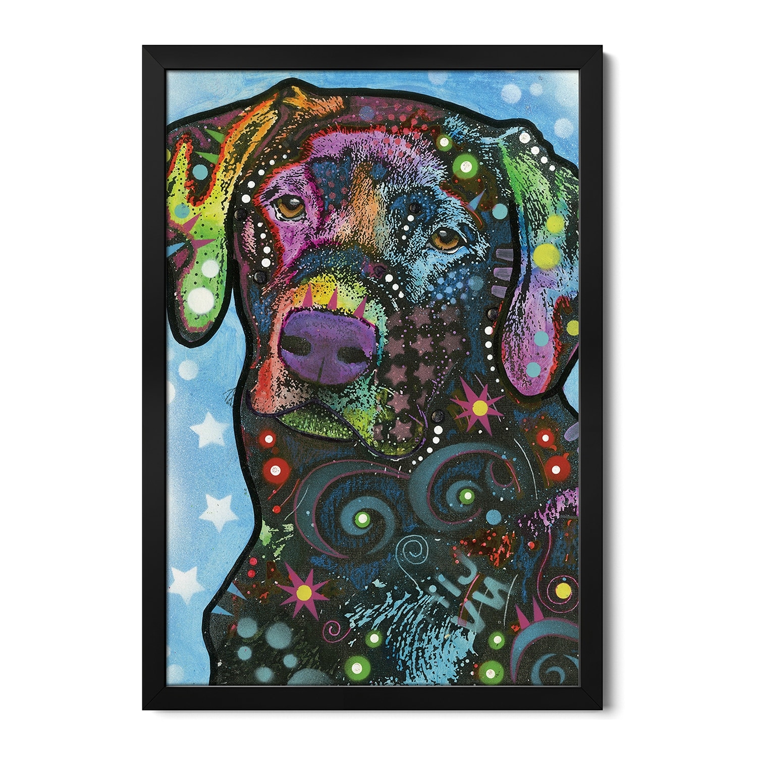 Labrador IV Premium Framed Poster by Dean Russo