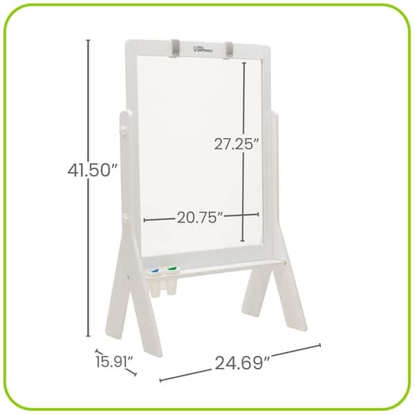 dimension image slide 2 of 3, Peek A Boo Adjustable Height Art Easel