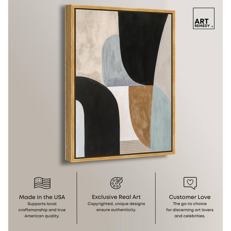 Interlocking Segments I Canvas by Art Remedy